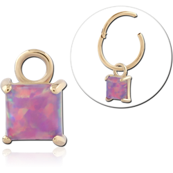 14 KARAT GOLD YELLOW JEWELED CHARM