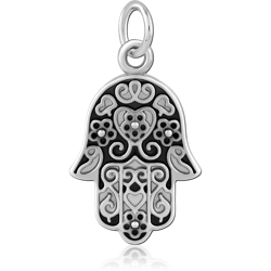 RHODIUM COATED CHARM