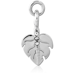 RHODIUM PLATED BASE METAL CHARM
