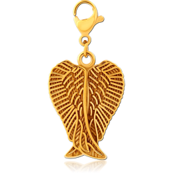 SURGICAL STEEL GRADE 316L CHARM WITH LOBSTER LOCKER