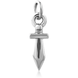 SURGICAL STEEL GRADE 316L CHARM