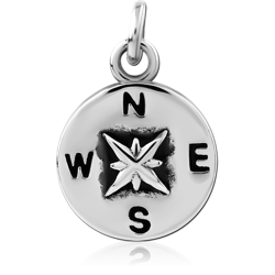 SURGICAL STEEL GRADE 316L CHARM