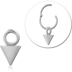 SURGICAL STEEL GRADE 316L SLIDING CHARM