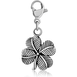 SURGICAL STEEL GRADE 316L CHARM WITH LOBSTER LOCKER