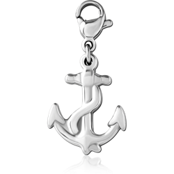 SURGICAL STEEL GRADE 316L CHARM WITH LOBSTER LOCKER