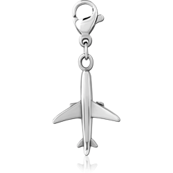 SURGICAL STEEL GRADE 316L CHARM WITH LOBSTER LOCKER