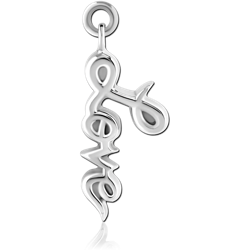 SURGICAL STEEL GRADE 316L CHARM