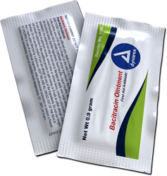 DYNAREX BACITRACIN OINTMENT 0.9 GRAM FOIL PACK - BOX OF 144