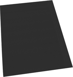 DYNAREX DENTAL BIBS BLACK - BOX OF 500