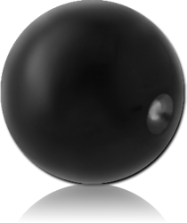 BLACK PVD COATED SURGICAL STEEL GRADE 316L BALL FOR BALL CLOSURE RING