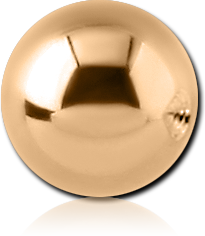 GOLD PVD 18K COATED SURGICAL STEEL GRADE 316L BALL FOR BALL CLOSURE RING