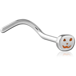 SURGICAL STEEL GRADE 316L CURVED NOSE STUD