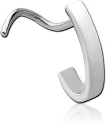 SURGICAL STEEL GRADE 316L CURVED WRAP AROUND NOSE STUD