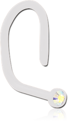 BIOFLEX® VALUE CRYSTAL JEWELED CURVED NOSE STUDS