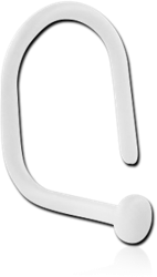 BIOFLEX® CURVED NOSE STUD WITH FLAT DISC