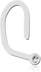 STERILE BIOFLEX® JEWELED CURVED NOSE STUD