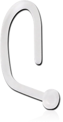 STERILE BIOFLEX® CURVED NOSE STUD WITH DOME