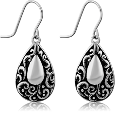 SURGICAL STEEL GRADE 316L EARRINGS PAIR
