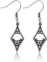 SURGICAL STEEL GRADE 316L EARRINGS PAIR