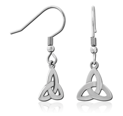 SURGICAL STEEL GRADE 316L EARRINGS PAIR - FANCY TRIANGLE