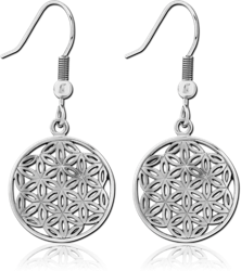 SURGICAL STEEL GRADE 316L EARRINGS PAIR - FILIGREE