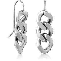 SURGICAL STEEL GRADE 316L EARRINGS PAIR