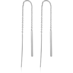 SURGICAL STEEL GRADE 316L EARRINGS PAIR