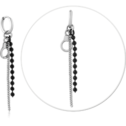 SURGICAL STEEL GRADE 316L HOOP EARRINGS