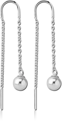 STERLING STERLING 925 SILVER 925 CHAIN EARRINGS PAIR