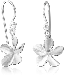 STERLING 925 SILVER EARRINGS PAIR -FLOWER
