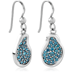 STERLING 925 SILVER EARRINGS PAIR