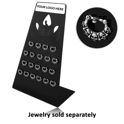 DISPLAY-BLACK POLYMER 21CLIPS FOR SEPTUMS CLICKER