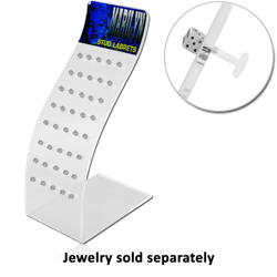 POLYMER DISPLAY FOR 40 TONGUE BARBELLS