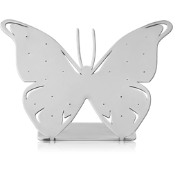 STERILE SURGICAL STEEL GRADE 316L MATT FINISH DISPLAY FOR THREADLESS TOPS WITH SILICONE SLEEVE-BUTTERFLY