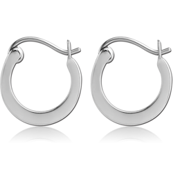 SURGICAL STEEL GRADE 316L HOOP EARRINGS