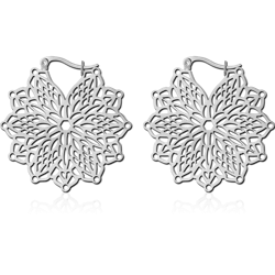 SURGICAL STEEL GRADE 316L HOOP EARRINGS PAIR