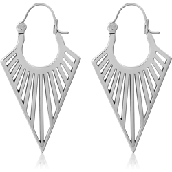 SURGICAL STEEL GRADE 316L HOOP EARRINGS PAIR