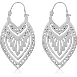 SURGICAL STEEL GRADE 316L HOOP EARRINGS