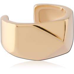 GOLD PVD 18K COATED SURGICAL STEEL GRADE 316L EAR CUFF