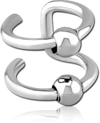 SURGICAL STEEL GRADE 316L ILLUSION EAR CUFF