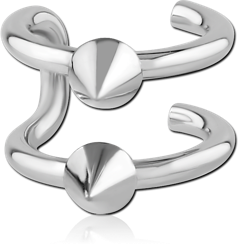 SURGICAL STEEL GRADE 316L ILLUSION EAR CUFF