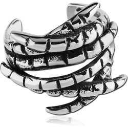 SURGICAL STEEL GRADE 316L EAR CUFF - CLAWS