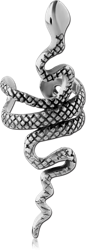 SURGICAL STEEL GRADE 316L EAR CUFF - SNAKE