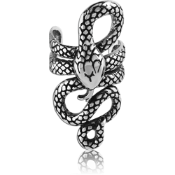 SURGICAL STEEL GRADE 316L EAR CUFF - SNAKE