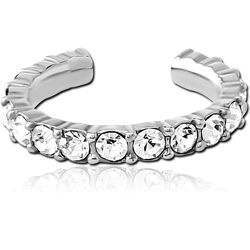 SURGICAL STEEL GRADE 316L JEWELED EAR CUFF
