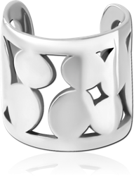 SURGICAL STEEL GRADE 316L EAR CUFF