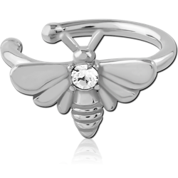 SURGICAL STEEL GRADE 316L JEWELED EAR CUFF