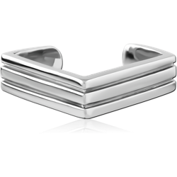 SURGICAL STEEL GRADE 316L EAR CUFF