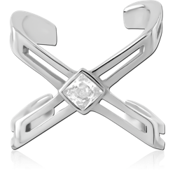 SURGICAL STEEL GRADE 316L EAR CUFF