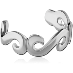 SURGICAL STEEL GRADE 316L EAR CUFF